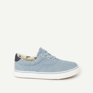 Baskets en toile bleu denim T.A.O